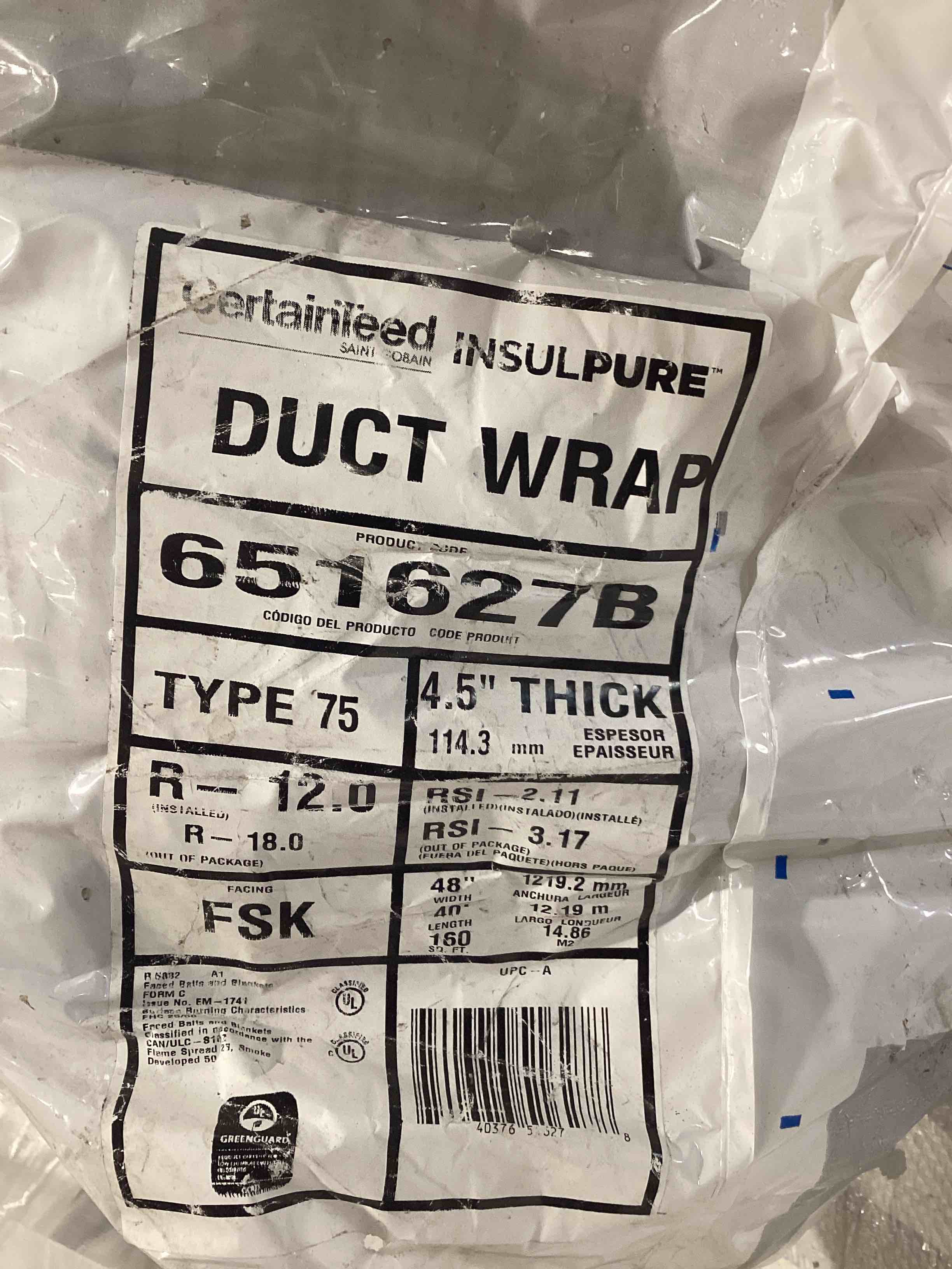 Duct Wrap Insulation