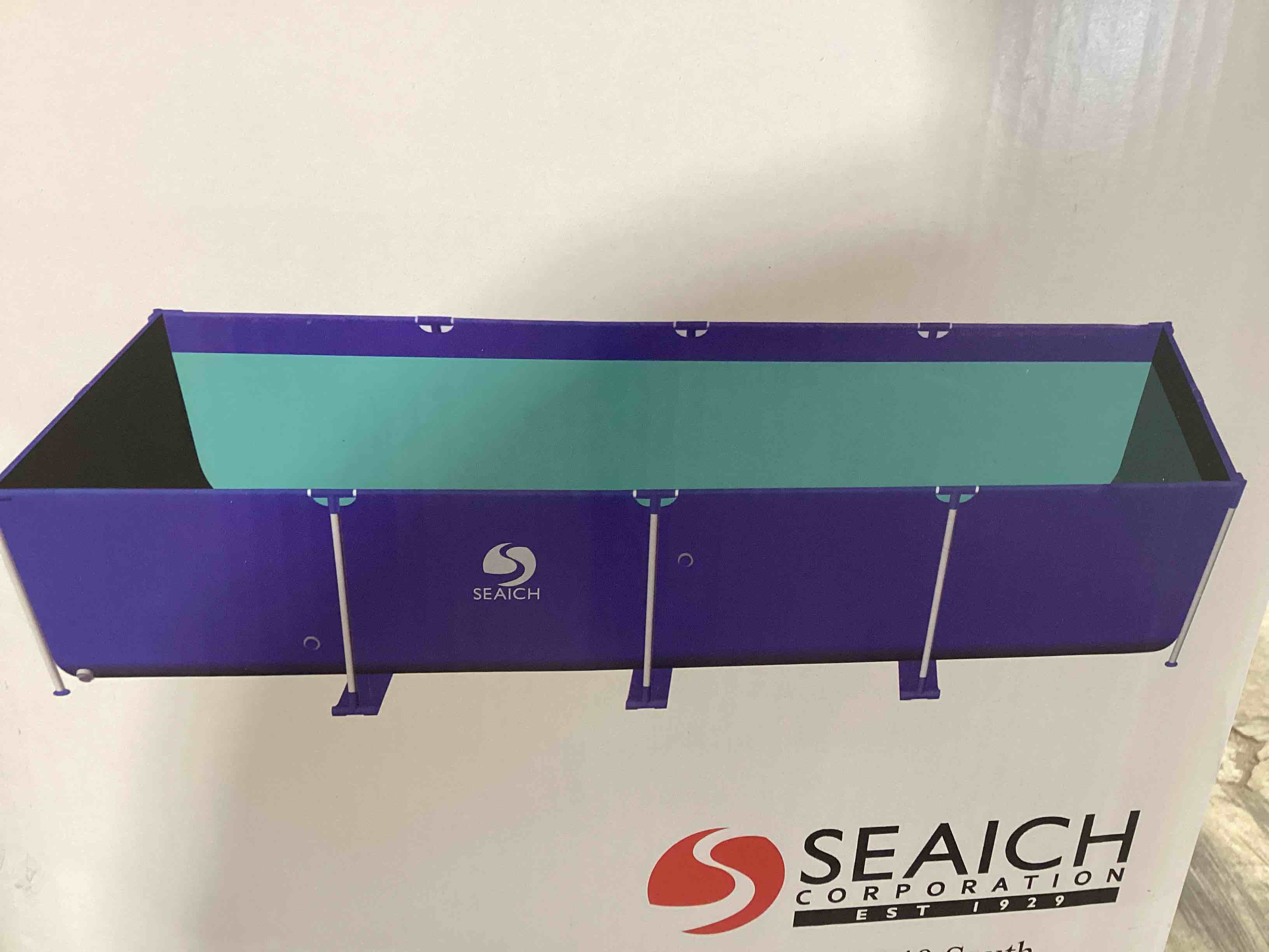 Seaich Metal Frame Pool Set 13’ x 6.5’ x 30” Includes Pool & Pump 