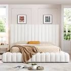 : AVALON- CREAM KING BED. FOOTBOARD ONLY! Box 3 of 3