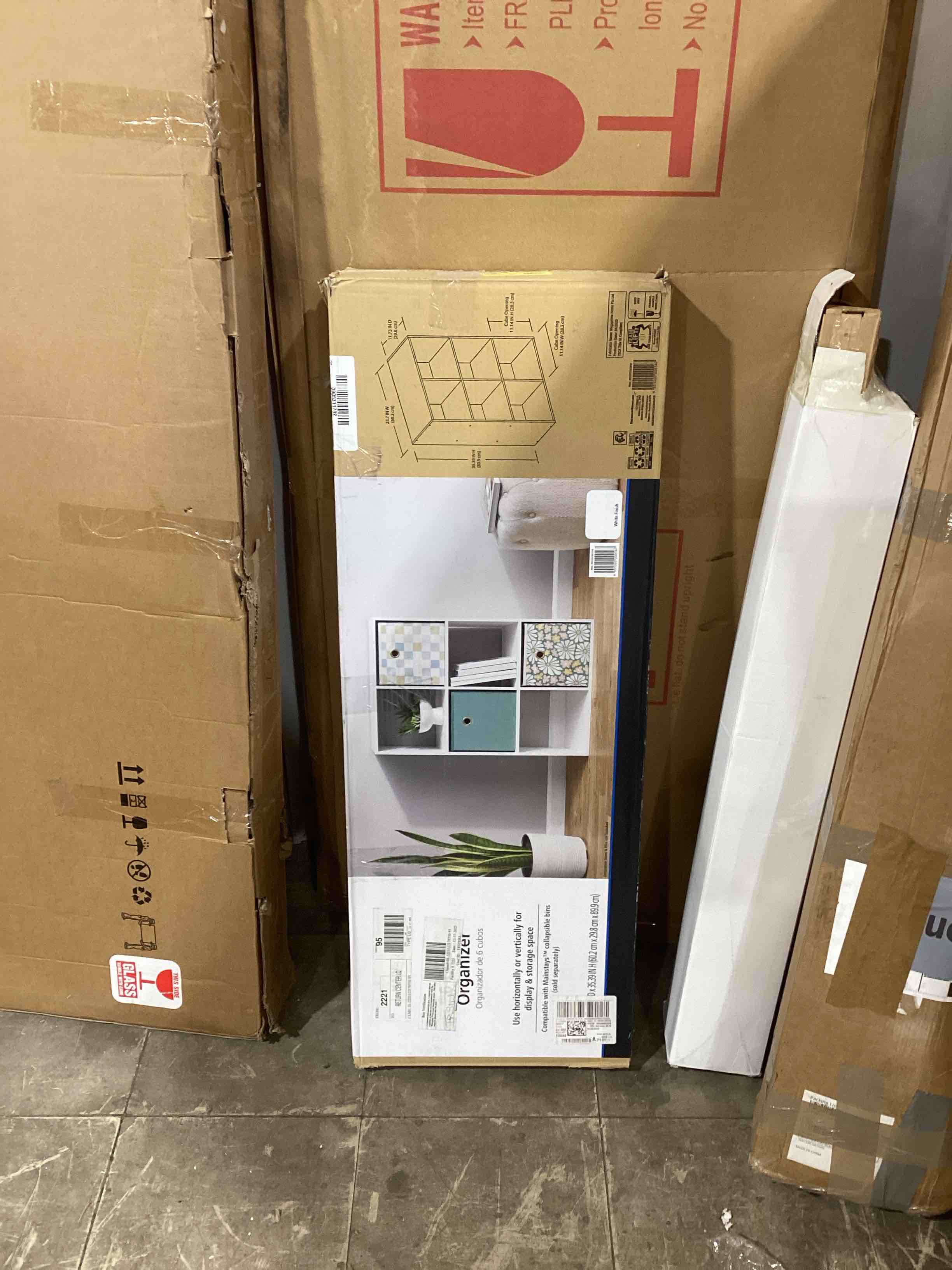 Condition photo showing Good Condition for mainstays 6 cube storage organizer