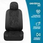 BDK FreshProtect Lush Leapard Universal Front Seat Covers for Sedan Trucks SUV MPV No Fade 