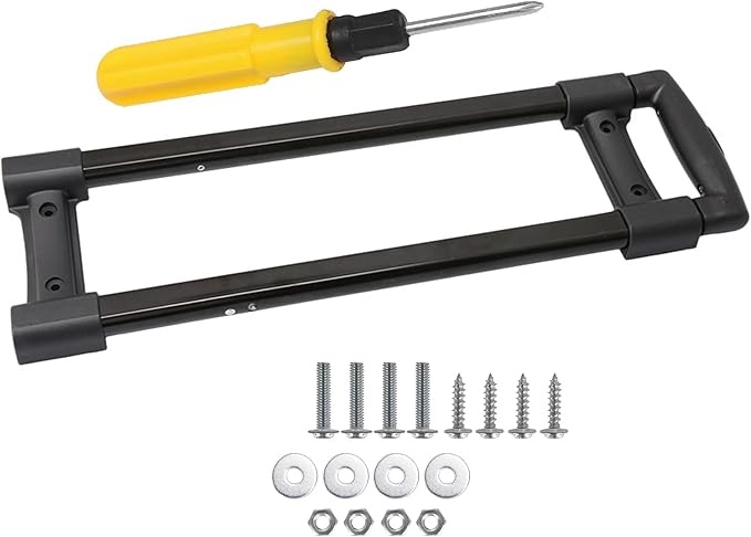 RDEXP R003 Plastic 20inch Traveling Luggage Telescopic Handle Replacement Part Suitcase Pull Out Rod Spare