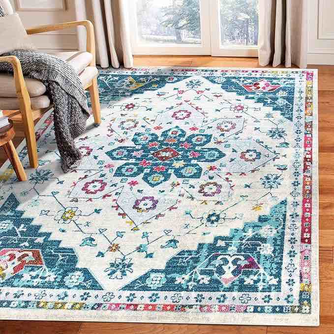 Signature Loom Natalie Oriental Area Rugs, 9x12 - Persian Area Rugs for Living Room - Gorgeous Turkish Carpets and Rugs for Bedroom - Kashan/Heriz/Kirman/Tabriz/Turkish