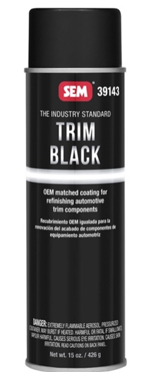SEM 39143 - 15-oz Trim Black Aerosol Can
