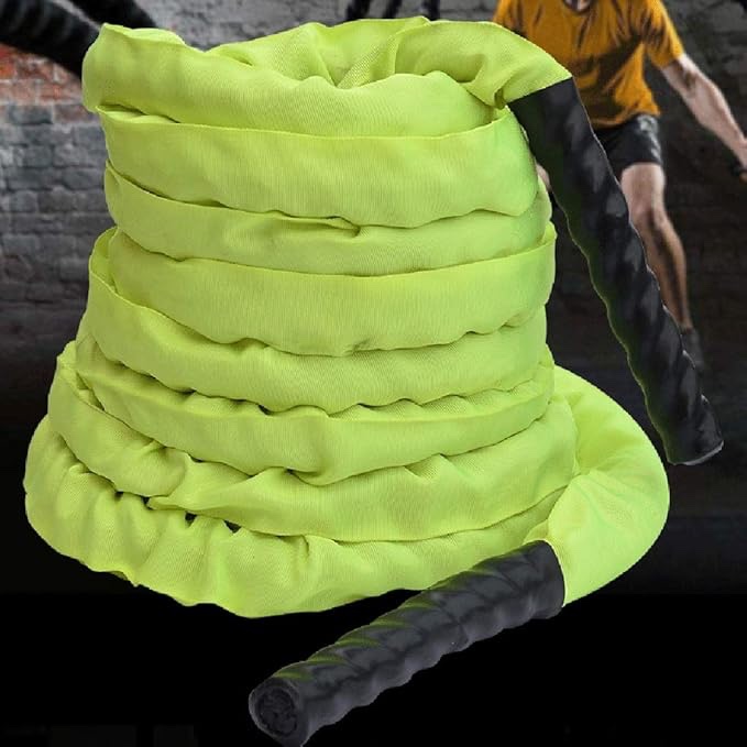 JUST SMILE BATTLE ROPE. GREEN