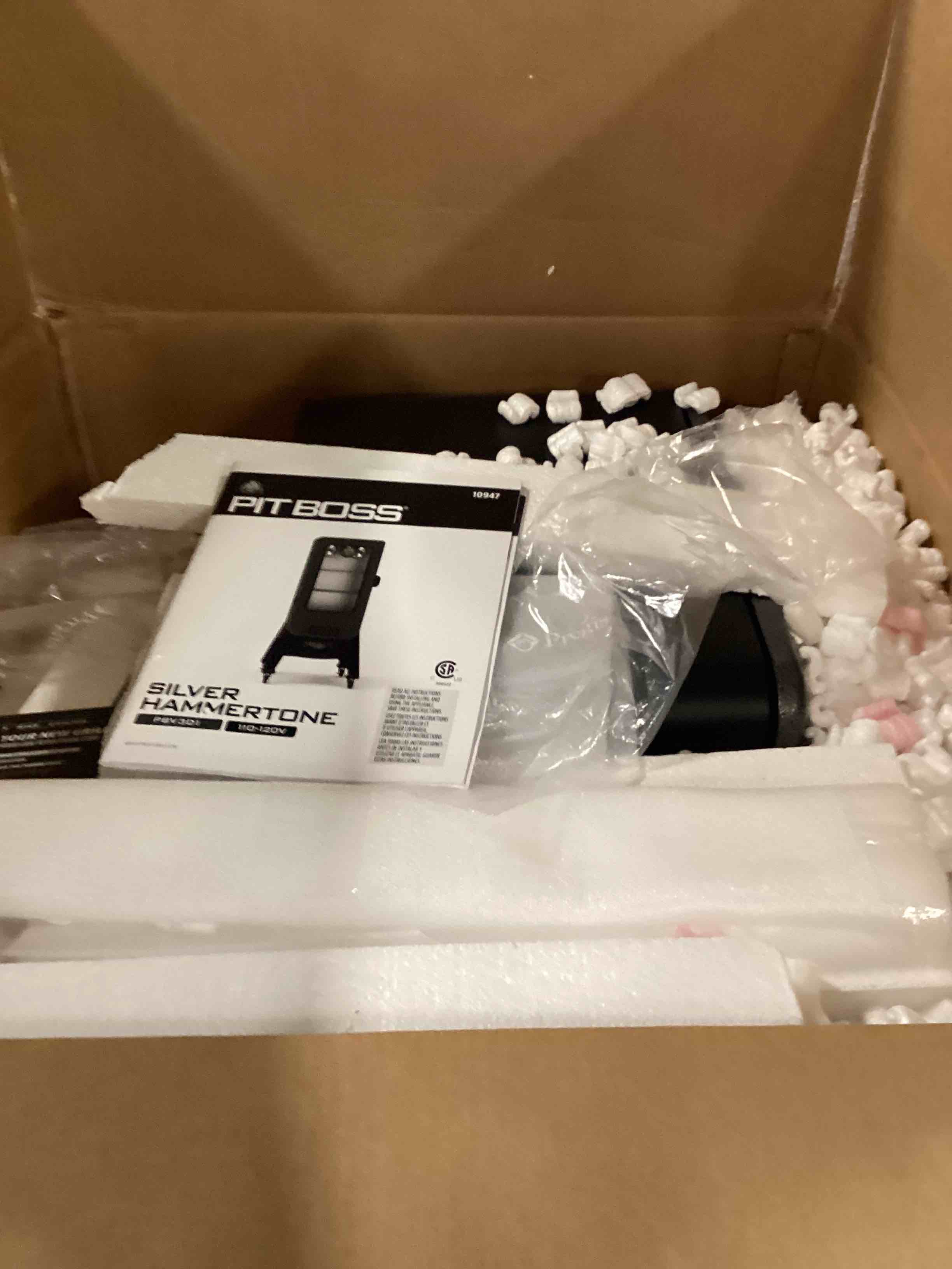 This is the digitally controlled electric smoker that can be easily operated with the press of a button. Unlike lesser smokers that require inaccurate analog gauges, this unit has a digital control panel that ensures consistent and precise temperatures between 100 F-350 F for smoking meat, cheese, fish, or vegetables. It also has a large window that allows you to observe the food without opening the door and has a front-loading wood tray that holds your preferred smoking chips. With four porcelain coated cooking racks, 687' sq of cooking space, and rolls on four locking casters for easy transport. AC plug. 47" L x 21 3/4" W x 20 1/4" D. (66 lbs.)