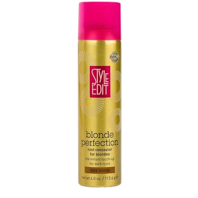 STYLE EDIT LIGHT BLONDE Root Concealer Touch Up Spray | Instantly Covers Grey Roots | Professional Salon Quality Cover Up Hair Products for Women |4 Ounce (Pack of 1) (B01FIUJFQG)