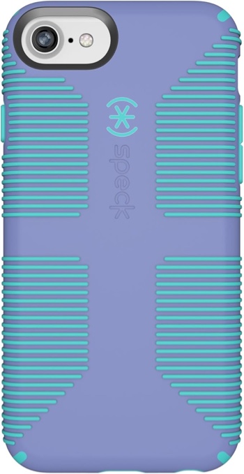 Speck iPhone SE Case - Drop Protection Case Fits iPhone 8 & iPhone 7 & iPhone SE (2022), iPhone SE (2020) - Scratch Resistant & Slim, Extra Grip Case - Charcoal Grey, Dark Poppy Red CandyShell Grip