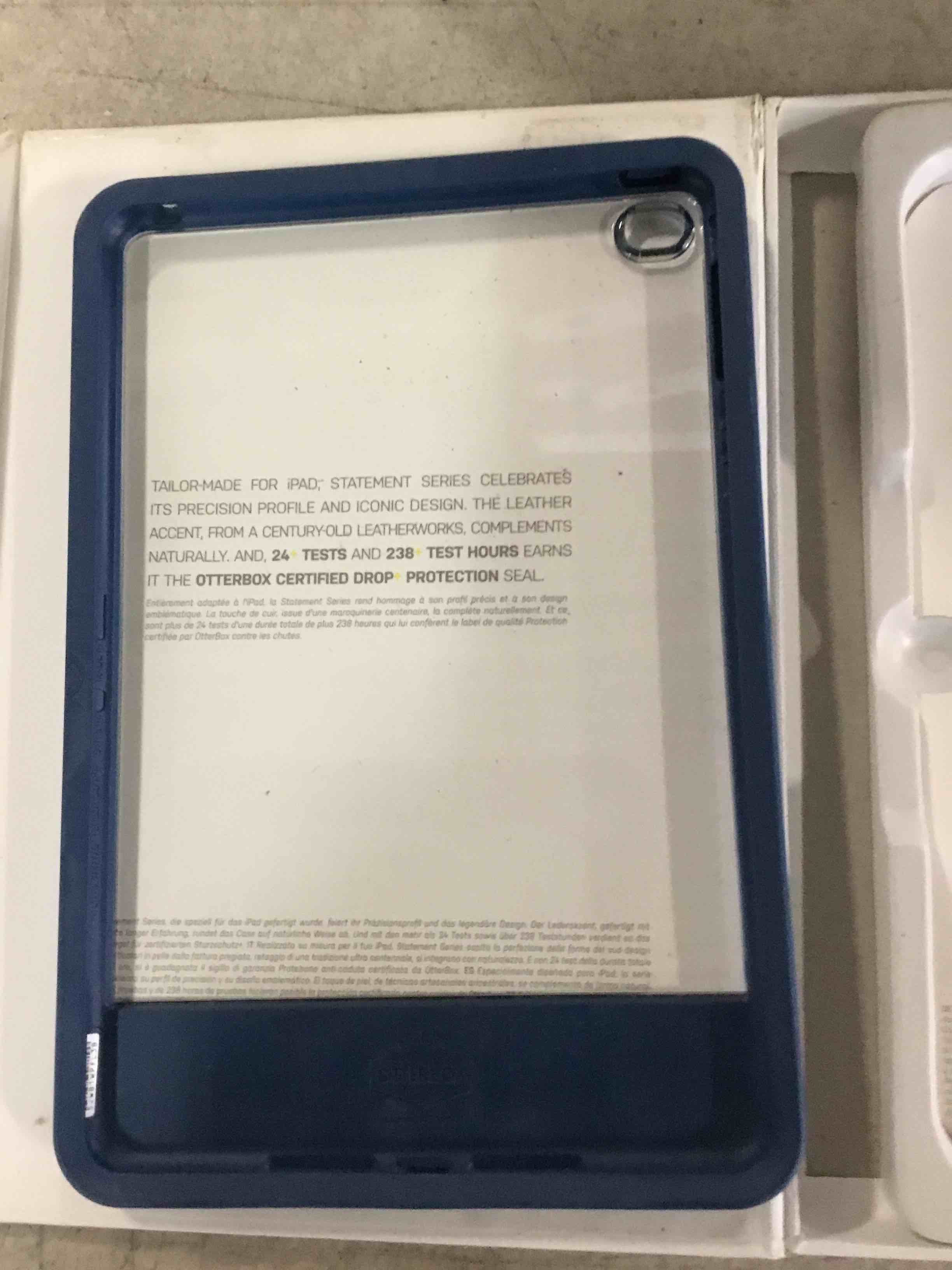 Ipad Mini 4 Otter Box Case - Blue Leather