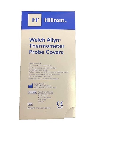 Welch Allyn 05031-SureTemp Plus Model 690 Electronic Thermometer Disposable Probe Covers (Pack of 250)