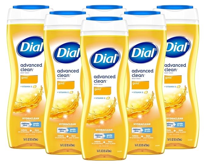 Dial Body Wash, Gold 16 oz ( 6 pack)