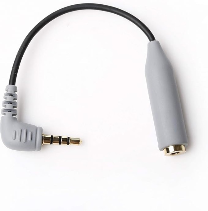 Boya BY-CIP2 Smartphone Audio Jack Adapter for iPhone, iPad, iPod Touch etc