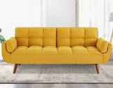 Arnbert Full 75.39" Wide Tufted Back Convertible Sofa (incomplete)
