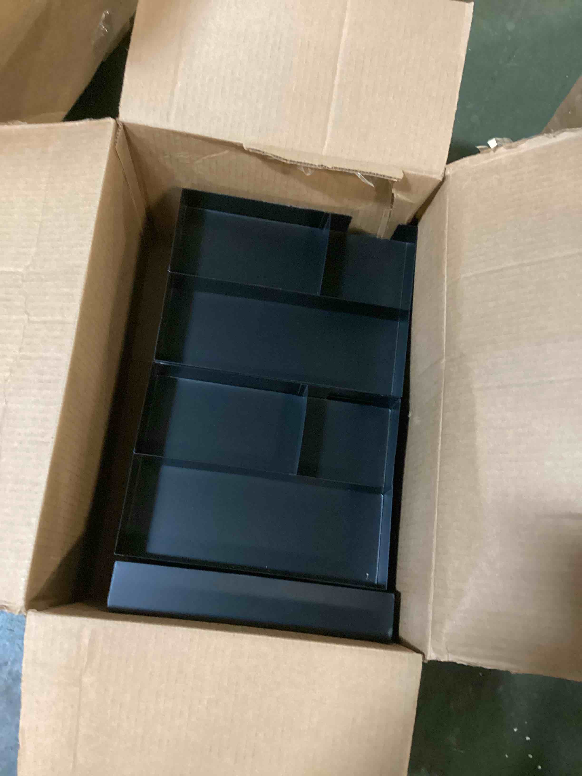 Condition photo showing Good Condition for Realspace™ Desk Organizer With , 12" x 9" x 2", Black pack of 9