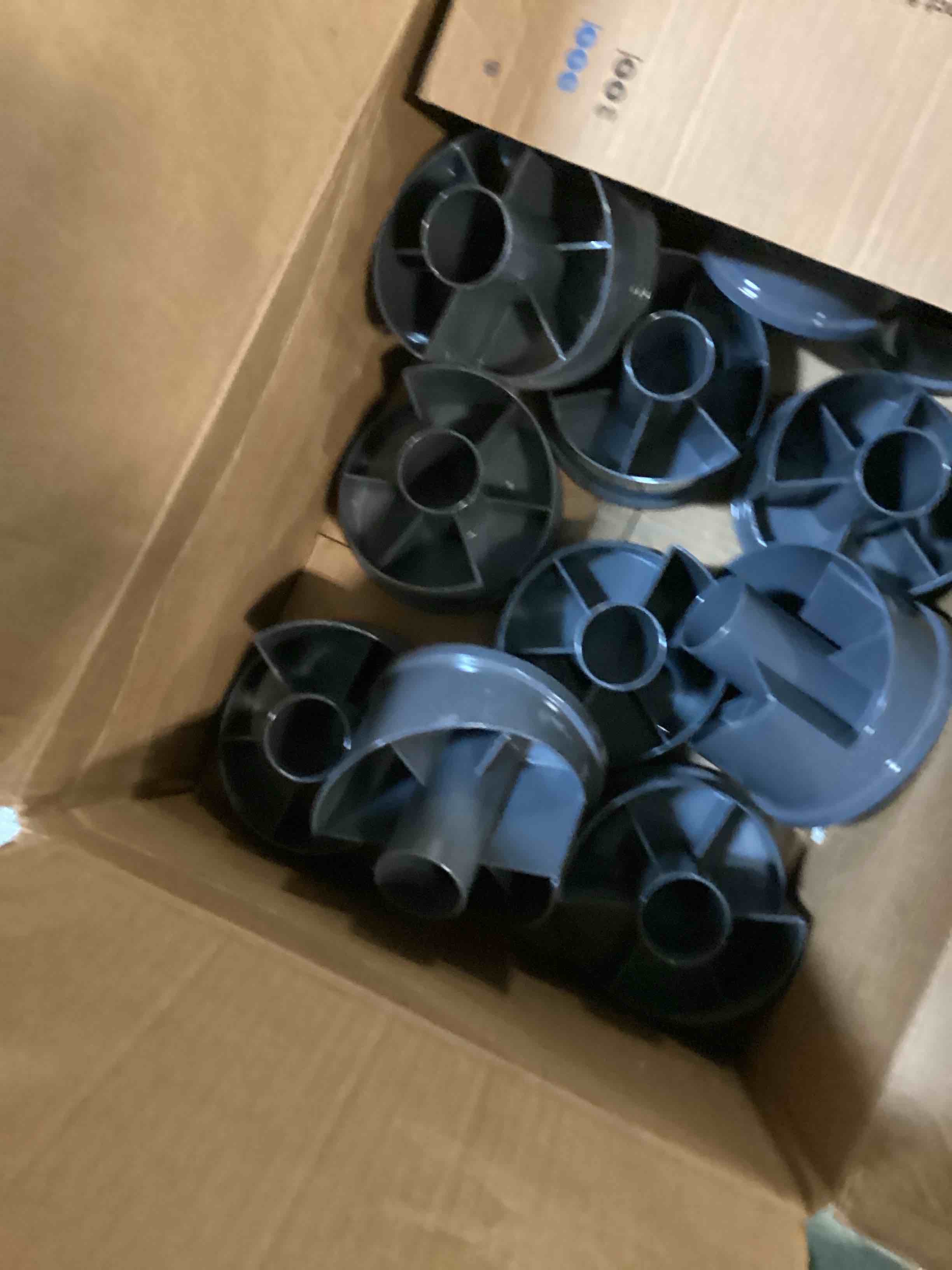 Condition photo showing Good Condition for Realspace® 6-Compartment Rotary Desk Organizer With , 4-5/8"H x 5-13/16"W x 5-13/16"D, Gray(pack of 12)