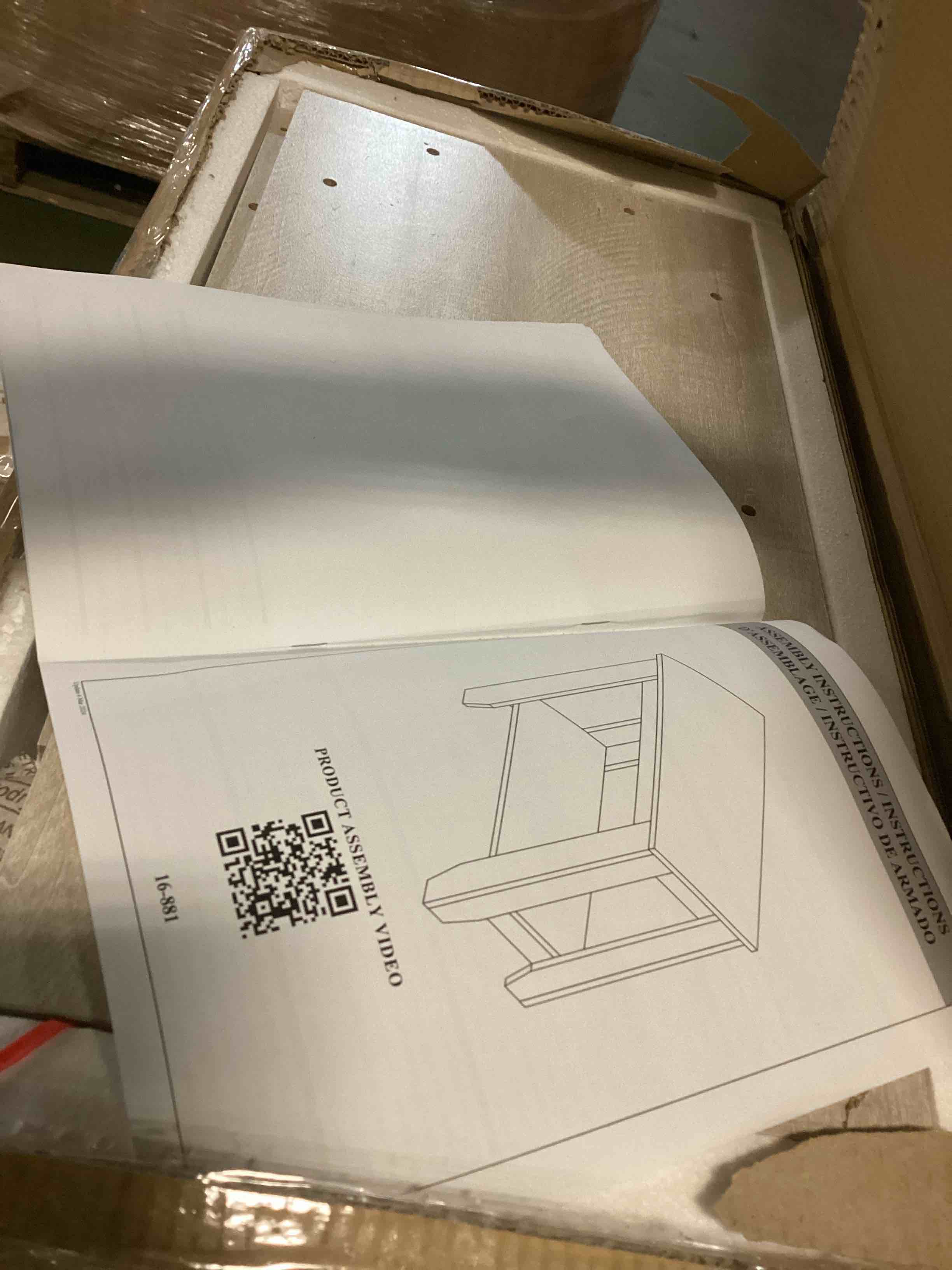 Condition photo showing As Is for Weddel Basilico End Table with Storage