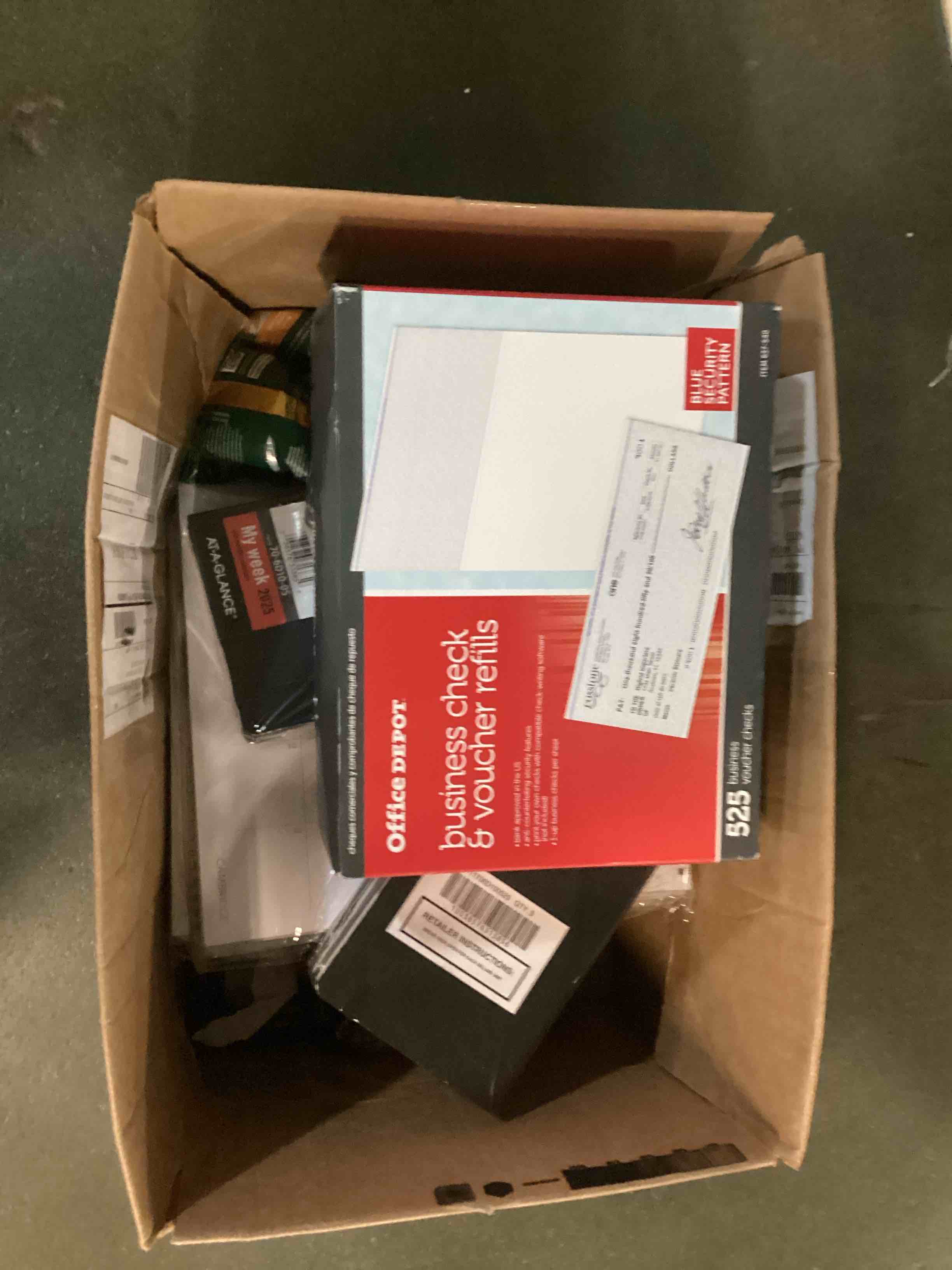 Condition photo showing Good Condition for Assorted Lot of Office and School Supplies