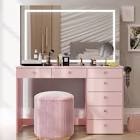 Brielle Premium Makeup Vanity With Bluetooth Speakers And Full LED (incomplete no glass mirror)