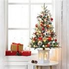 3 FT Christmas Tree, Pre-Lit Christmas Tree With 78 LED Lights, Battery-Powered,Artificial Christmas Tree