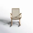 Outdoor Brayson Rocking Solid Wood Chair