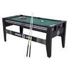 Triumph 72  4 in 1 Multi-Game Swivel Table with Air-Powered Hockey  Table Tennis  Billiards  and Launch Football