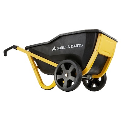 Gorilla Carts 7-cu ft Poly Yard Cart
