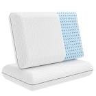 Aphrodite 2-Pack Memory Foam Gel Pillow Firm Support for Neck, Back, Side, Stomach