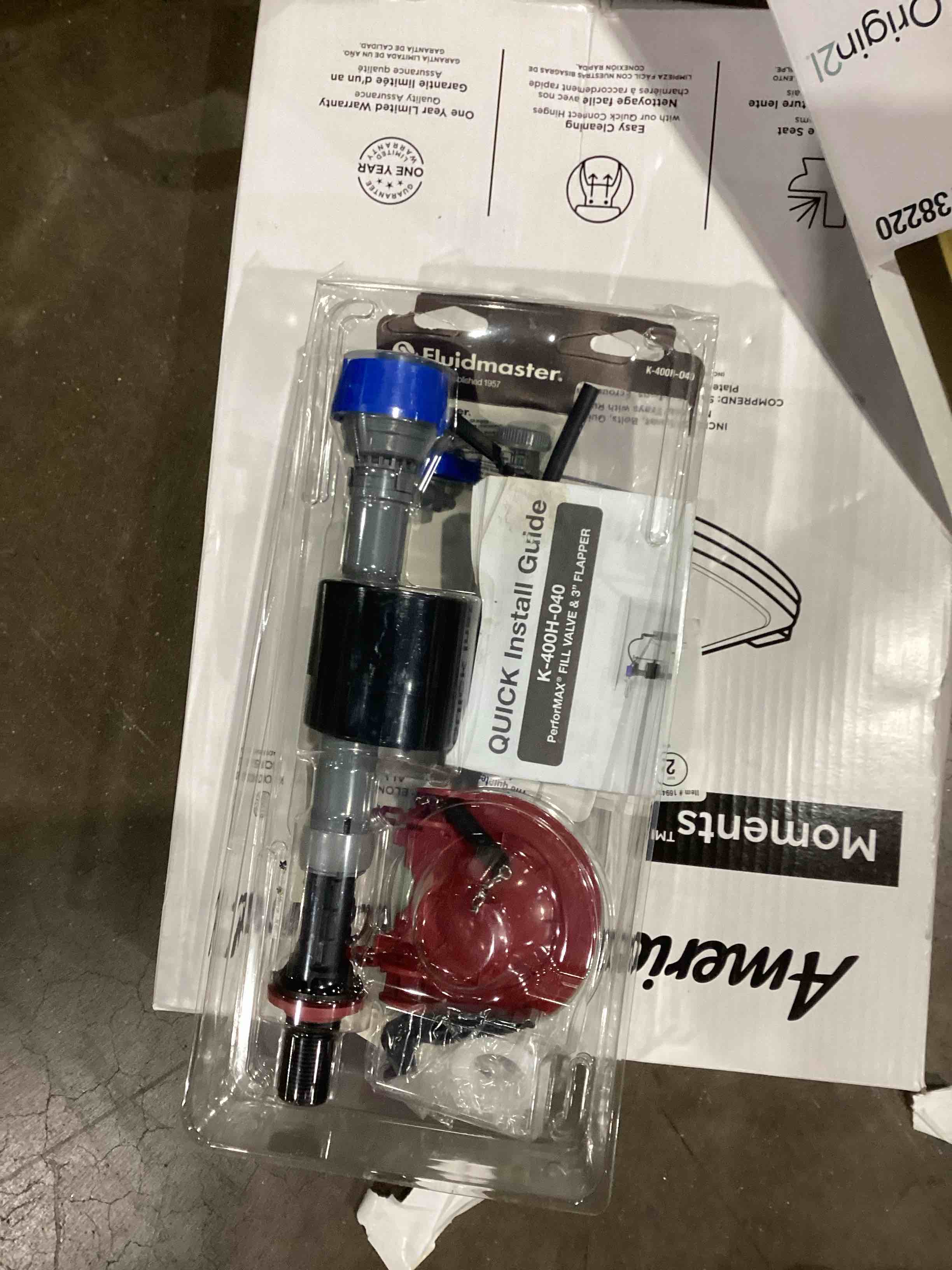 Fluidmaster 400H-002 Performax Universal Toilet Fill Valve High Performance Tank and Bowl Water Control, 1-Pack, Multicolor