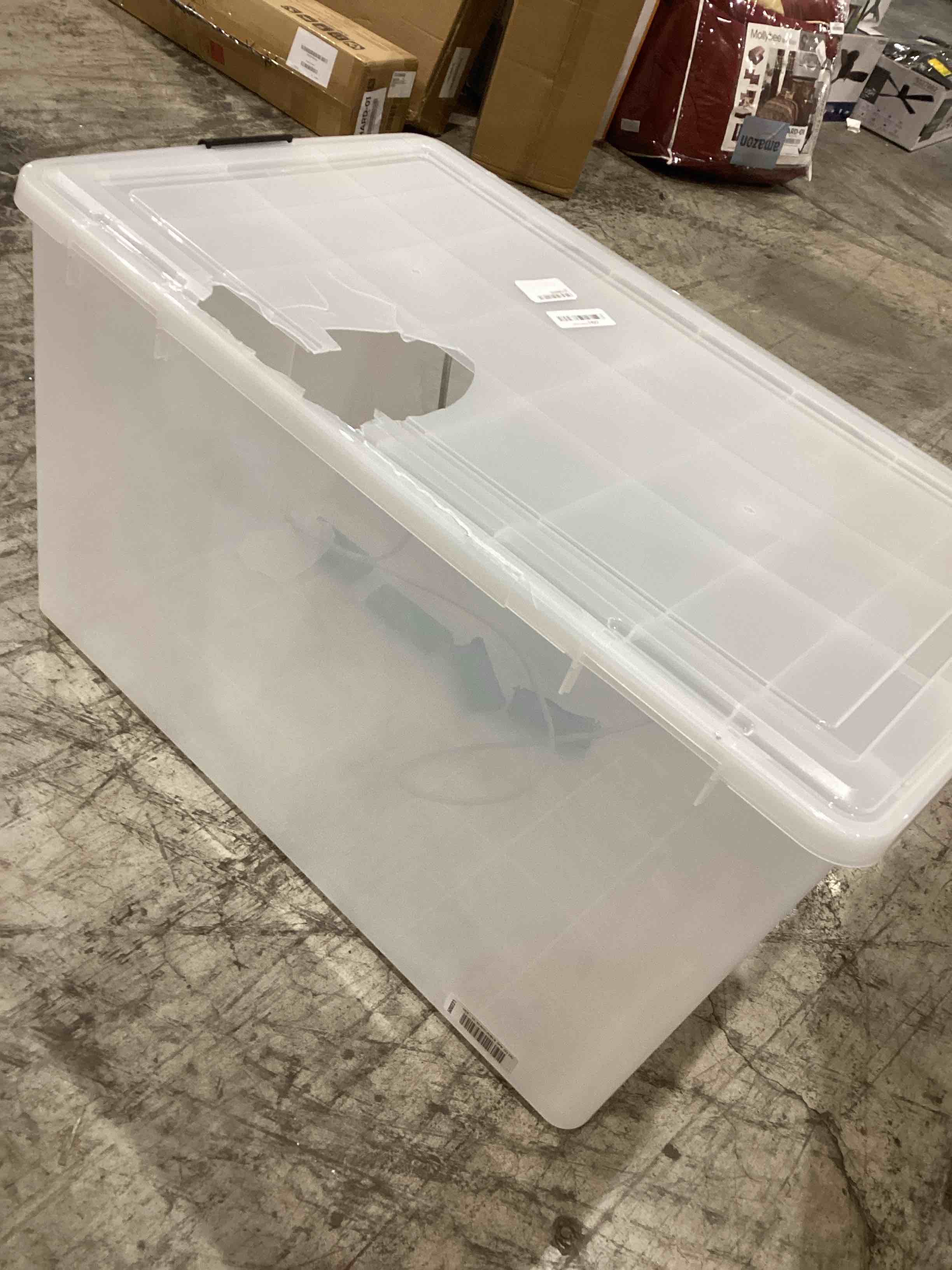 clear basket storage 