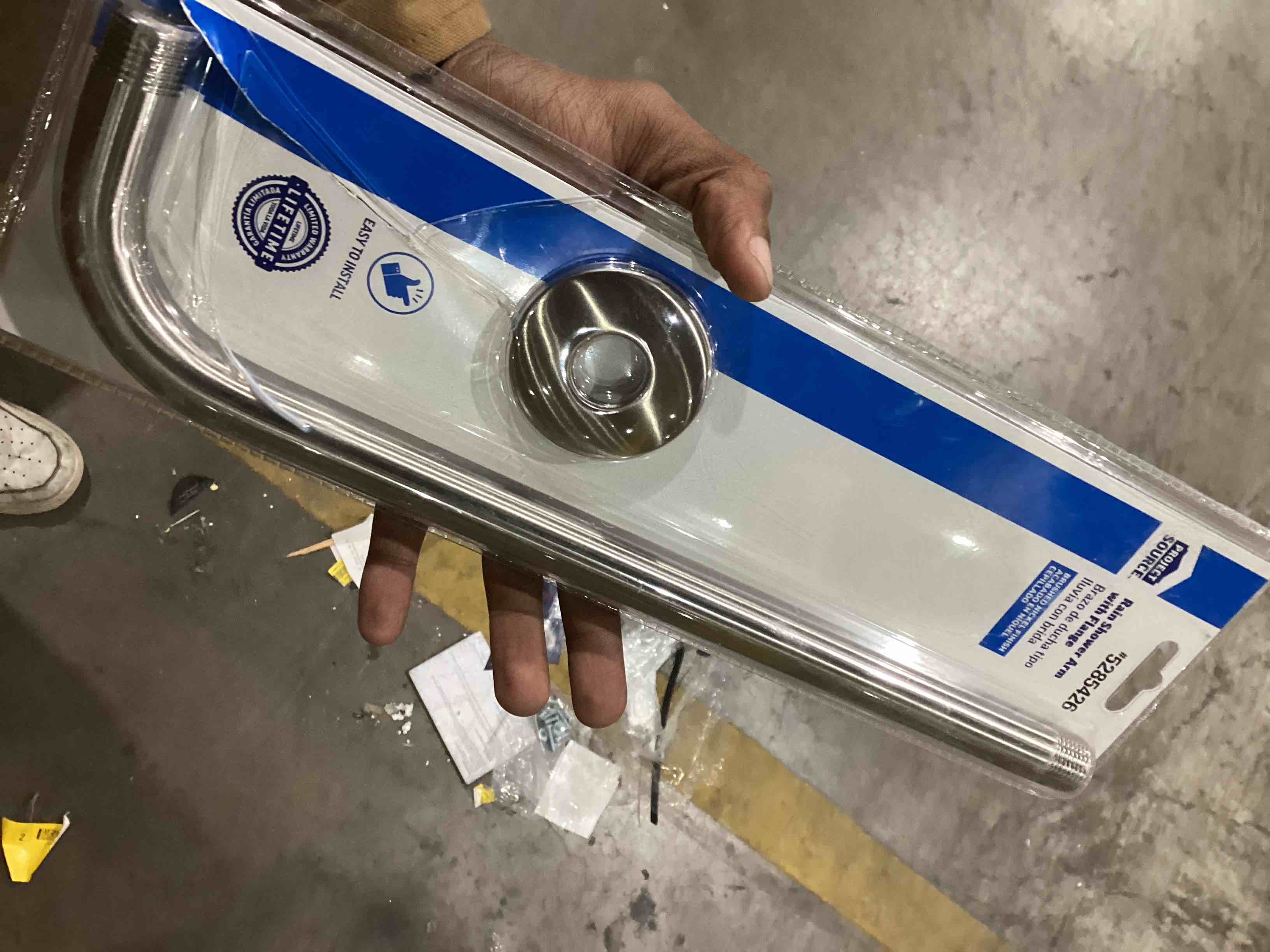 project source rain shower arm with flange