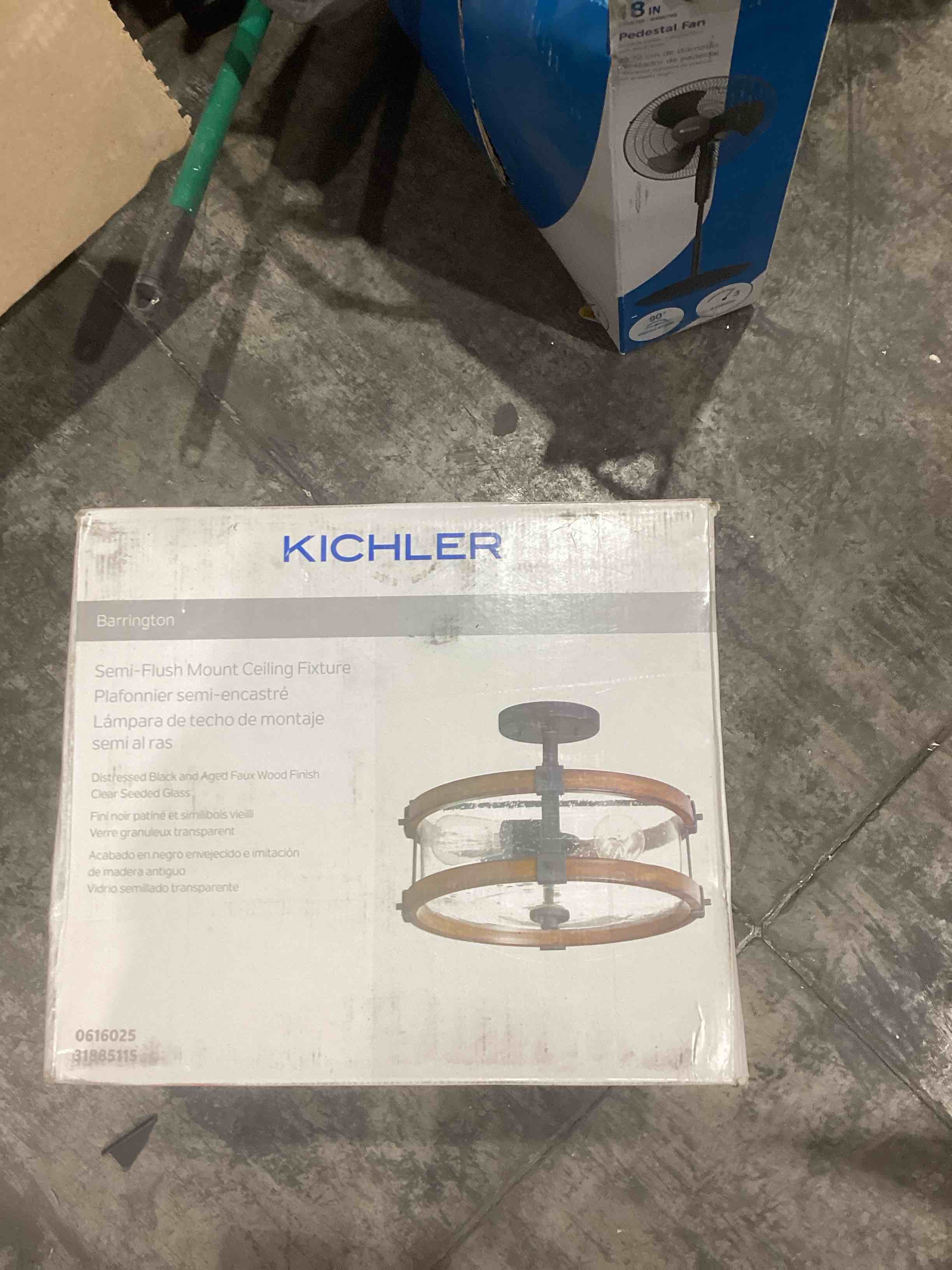 kichler semi flush mount ceiling fixture