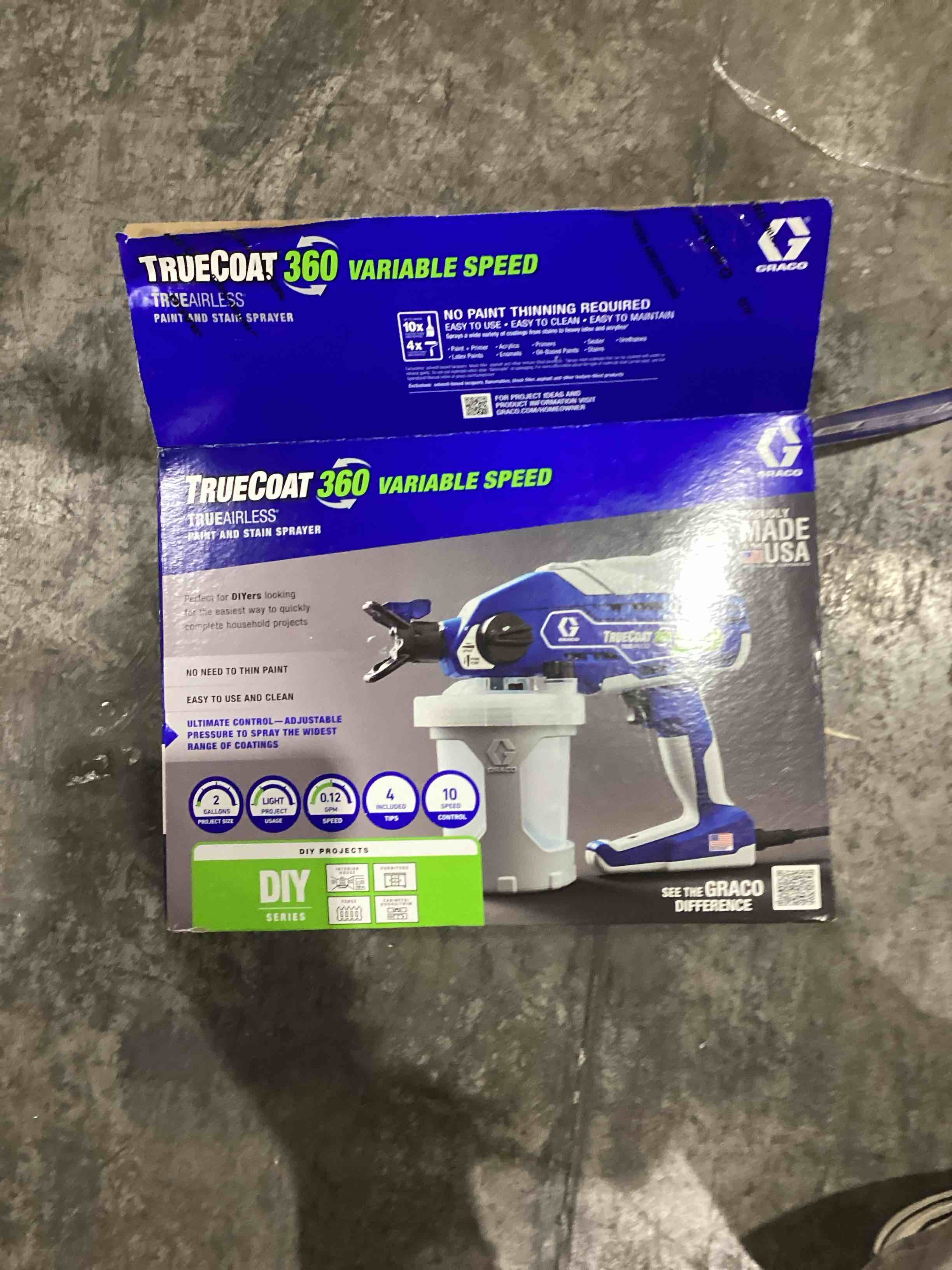 Graco 26D283 TrueCoat 360 Variable Speed Paint Sprayer