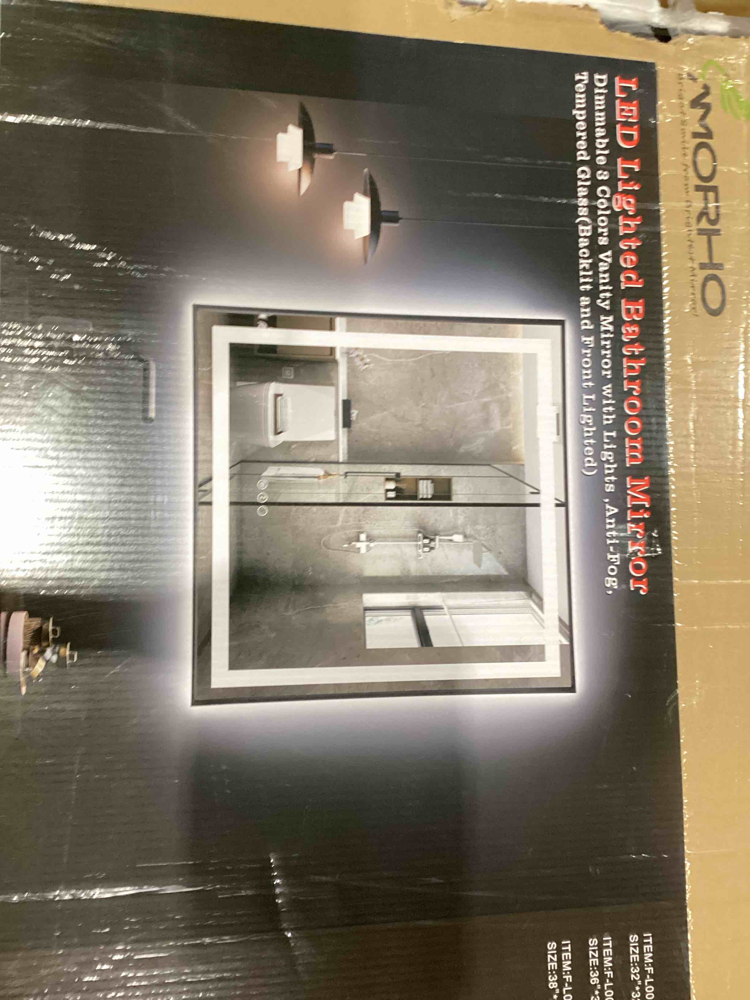 LED LIGHTED BATHROOM MIRROR 