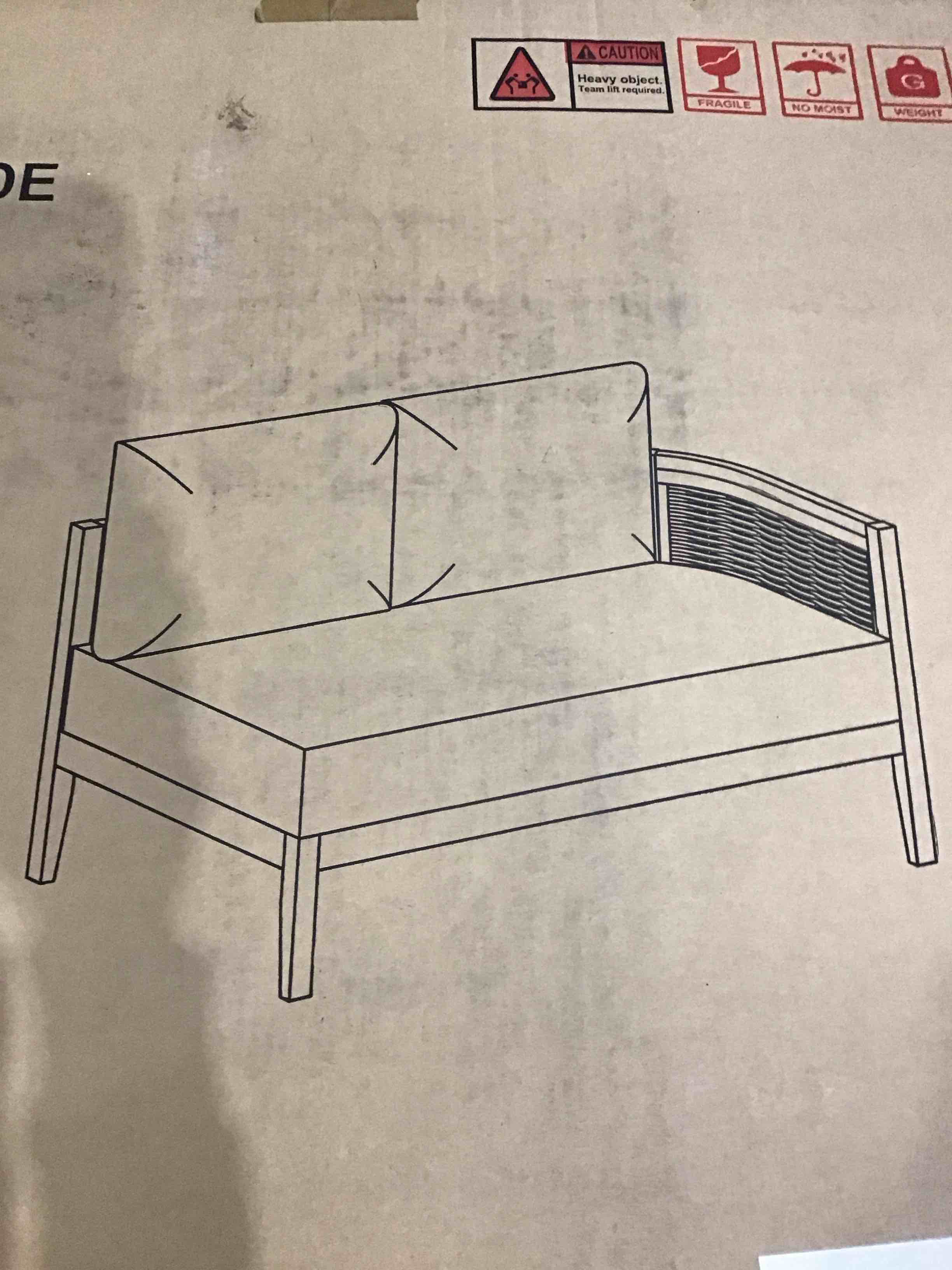 Crowne 2 Seater Sofa ( Right Side)