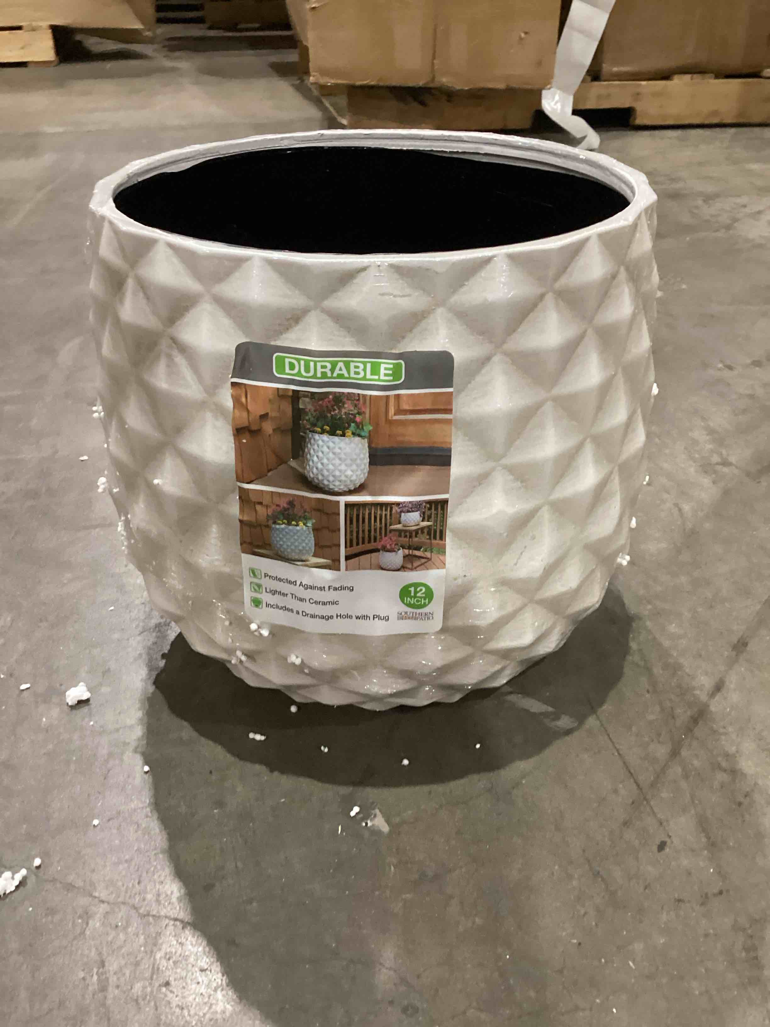 cmx pineapple planter weathered white 