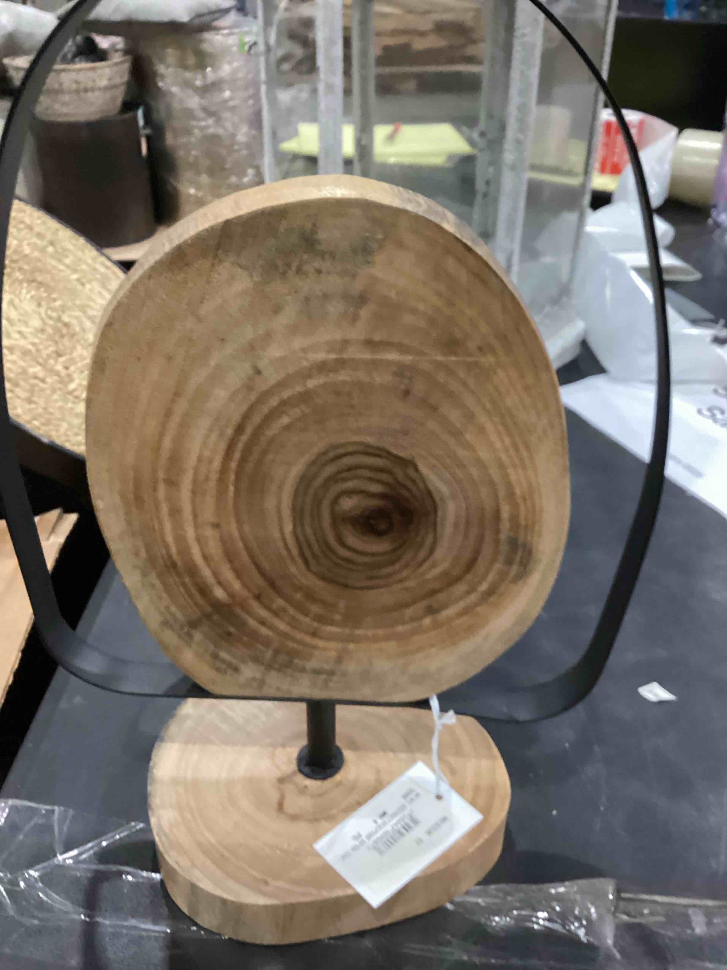 Abstract wood sculpture 
