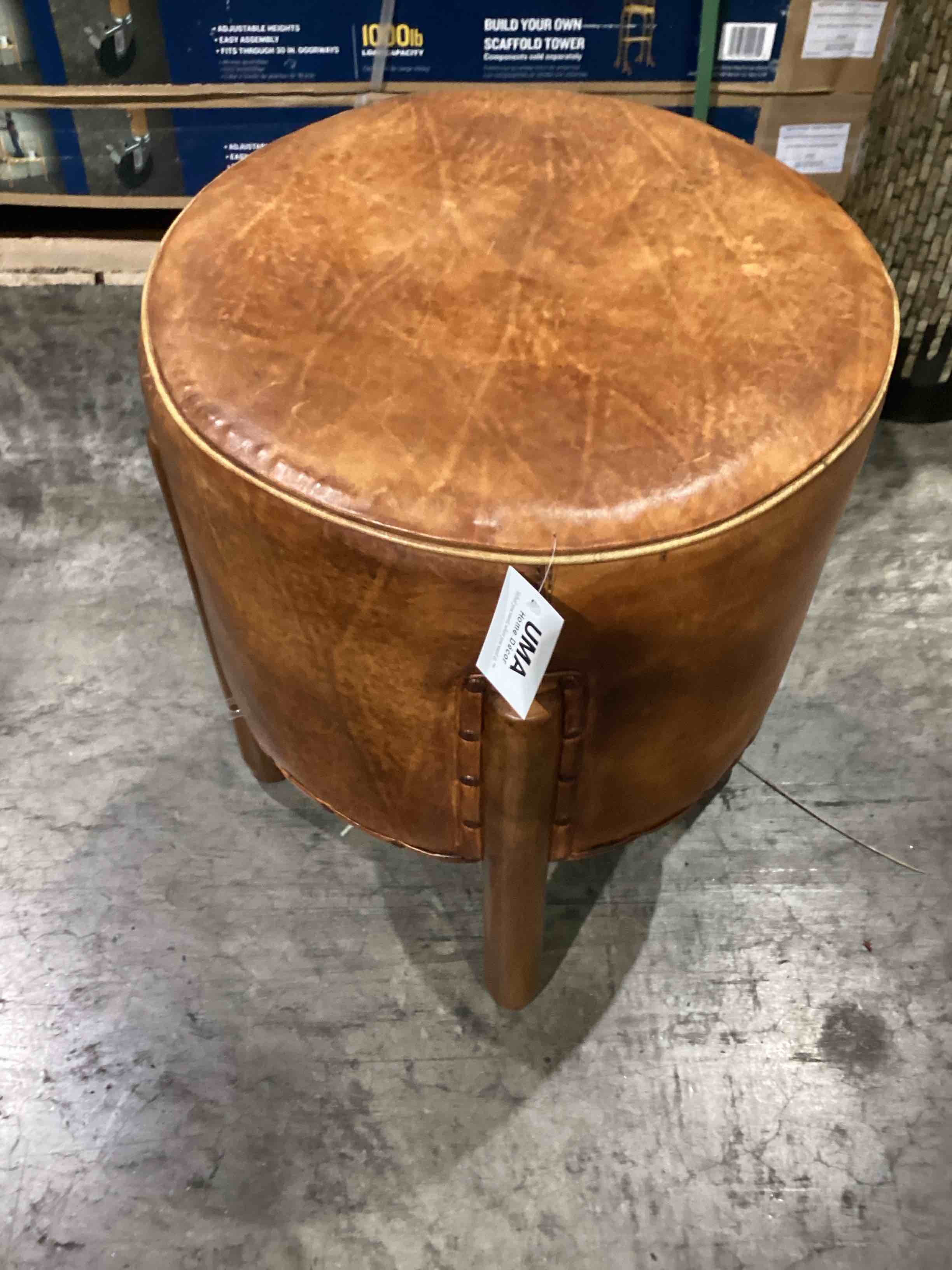 uma decor Teak stool