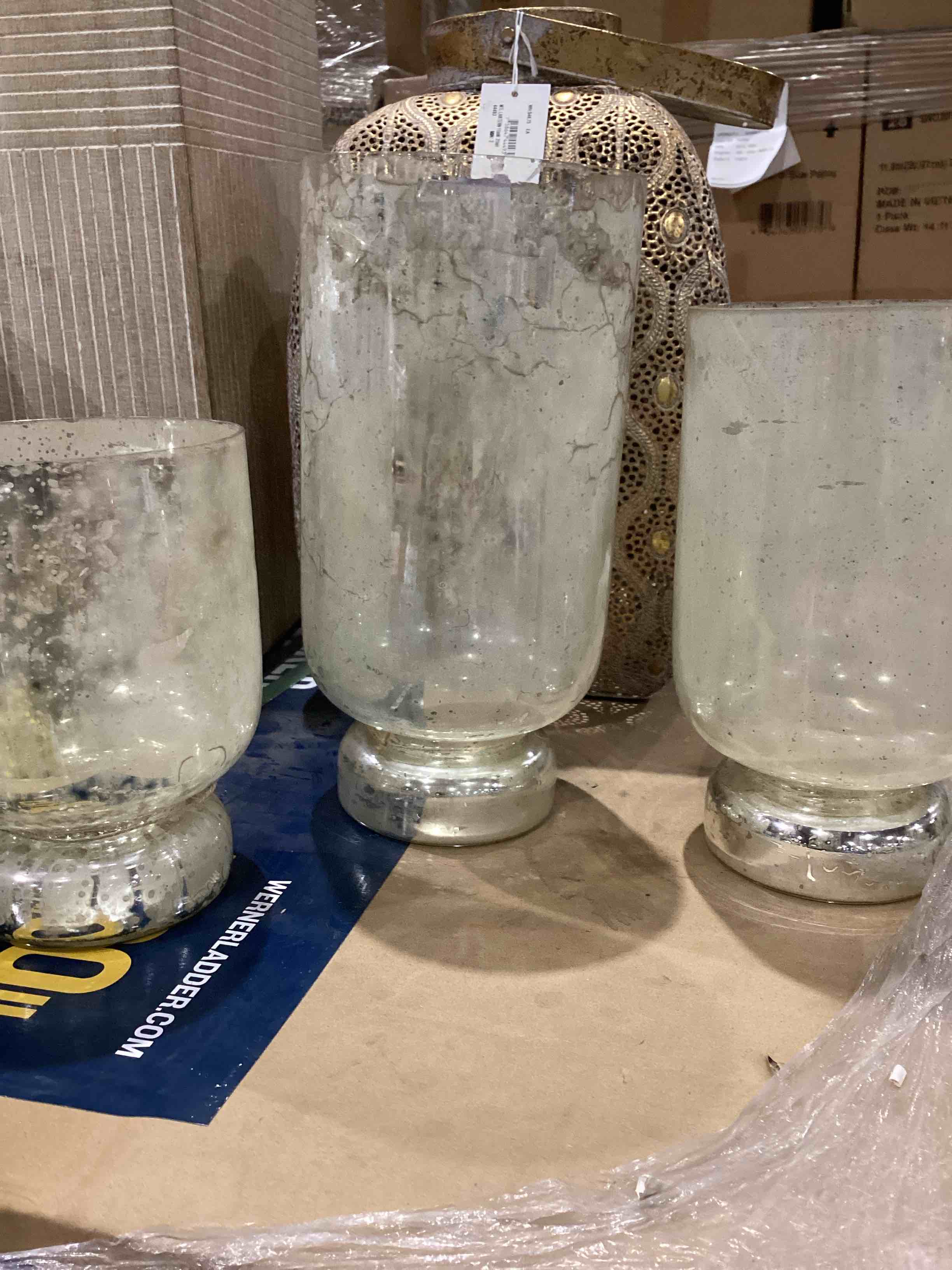 glass vase by Uma decor 76025 set of 3