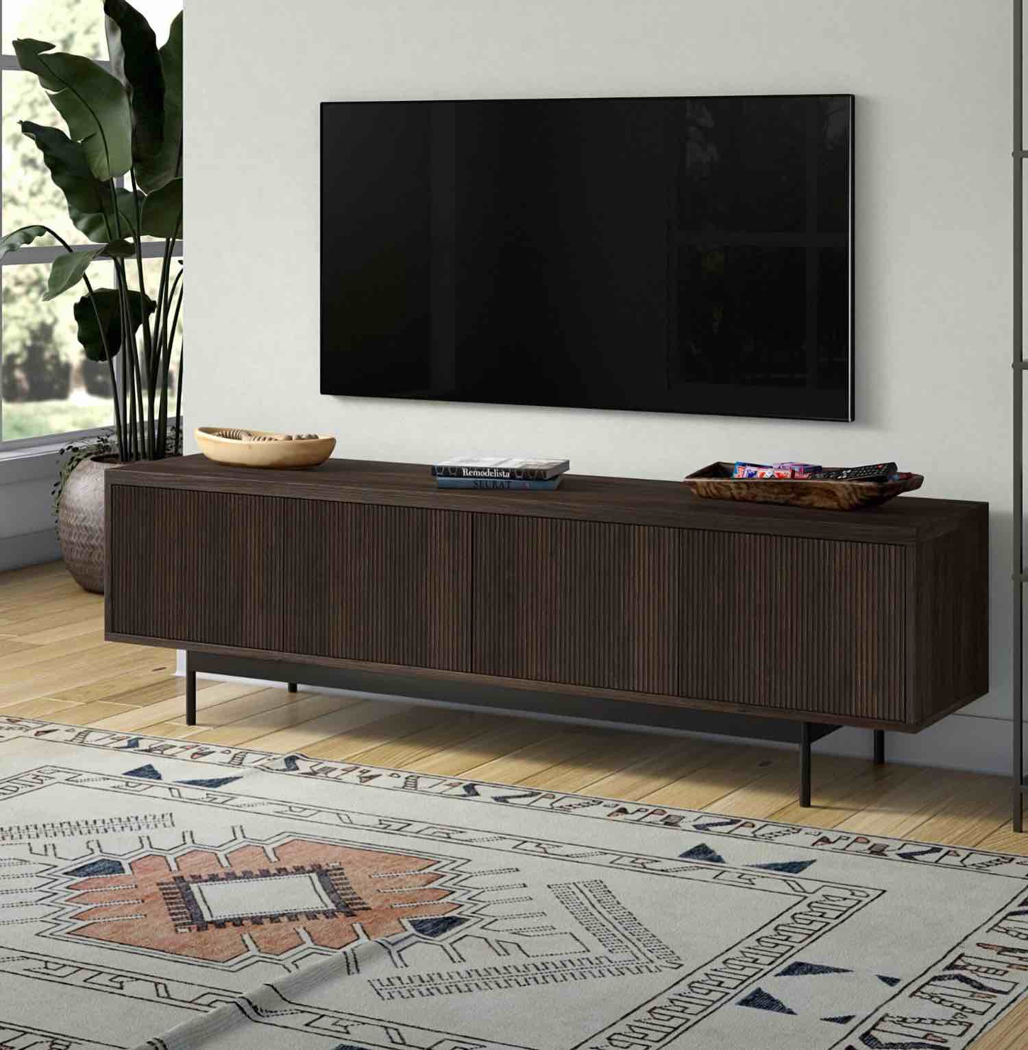 Whitman 78.5  Grain TV Stand Fits TV's up to 85 in.