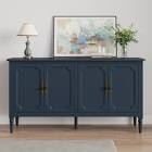 Collynns 58" W Sideboard Cabinet with Adjustable Shelves and 4 Doors