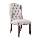 model CM3829F-SCW-2PK Gianna Rustic Pine Wingback Chair 2 pack 