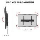acrylic signholder angled 22 in tv wall member mark 