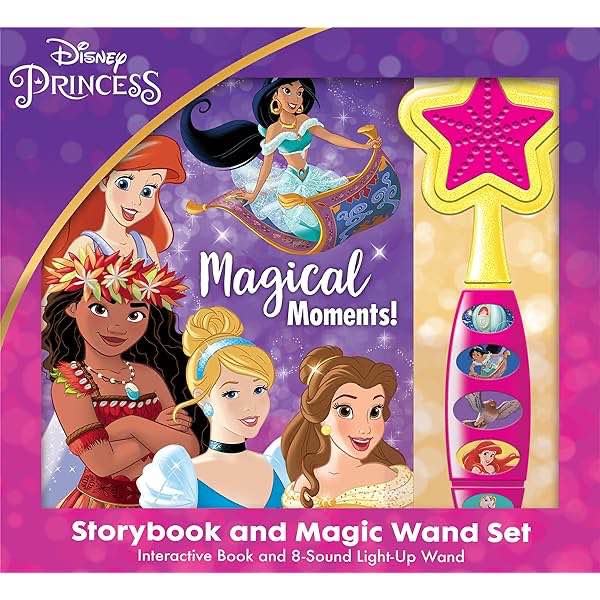 ( incomplete ) Disney Princess Magic Wand Storybook Set, Sound Book