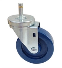 caster whells bumper Light Duty Solid Polyurethane 4"X 1-1/4" Wheel, Grip Ring Stem 4 PCS