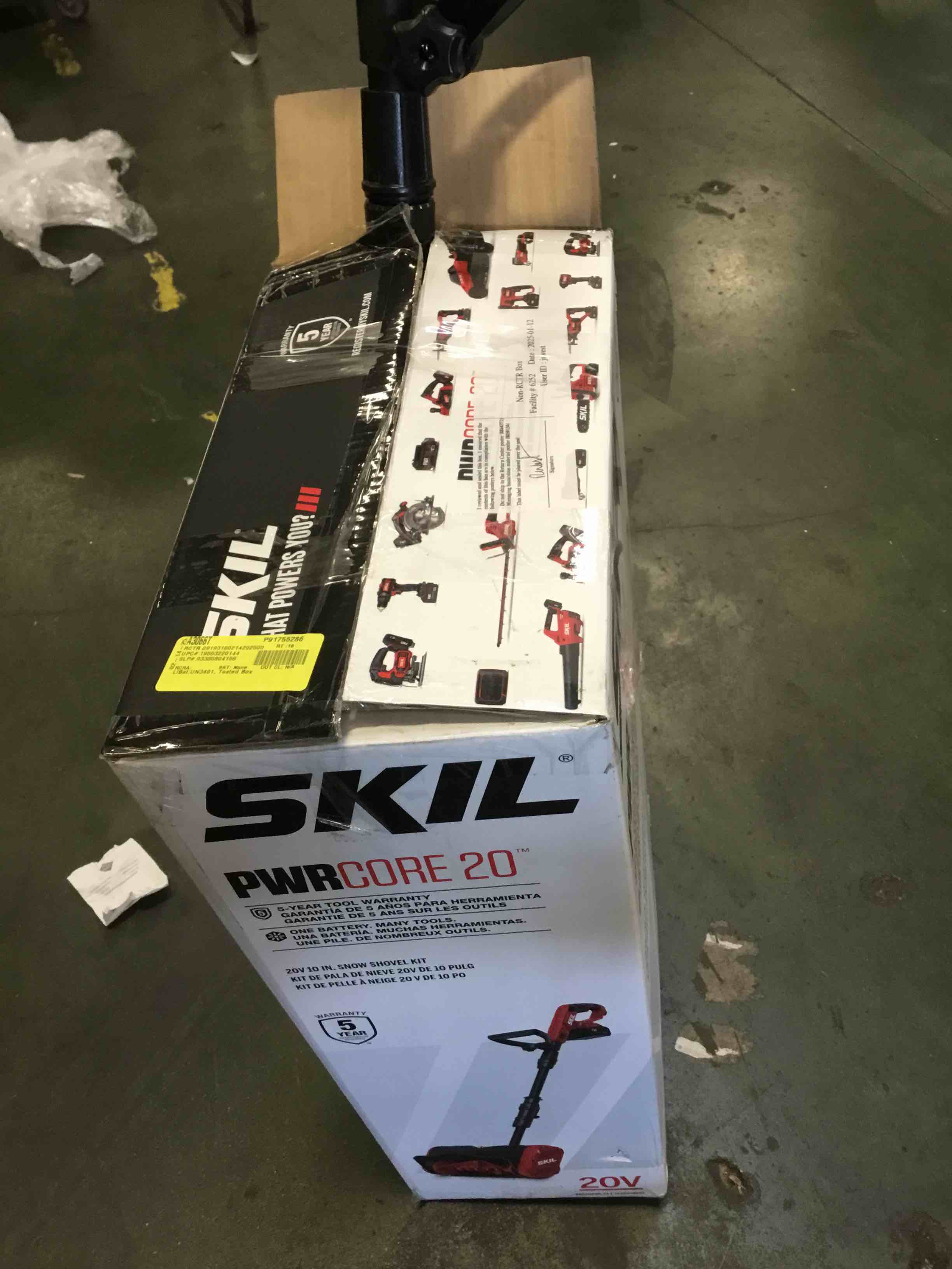 Skil Lithium PWRCORE 20, 20v cordless 10” Snow Battery Operated Shovel