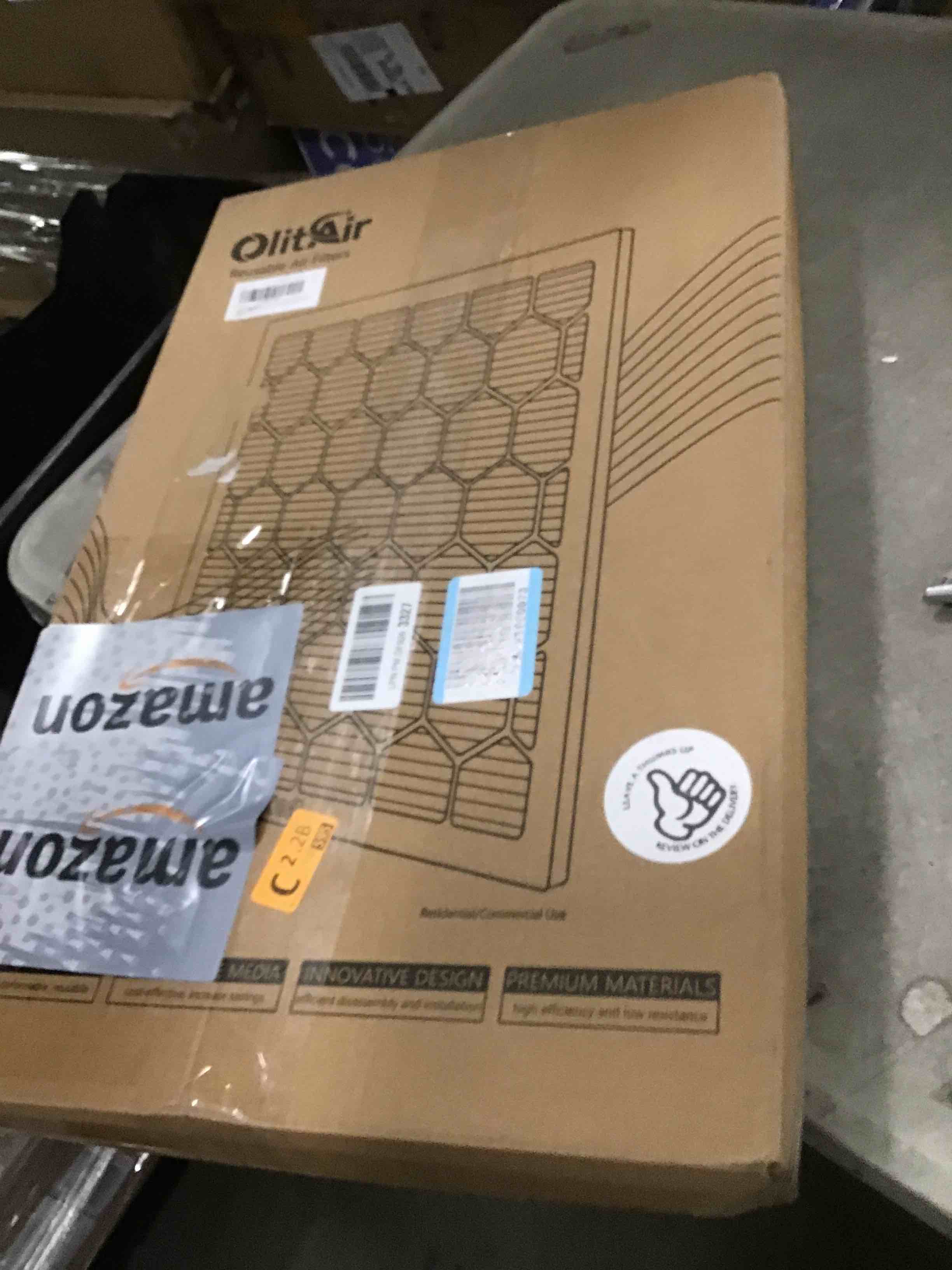 Condition photo showing New/Like New for 16x25x1 MERV 8 Air Filter,AC Furnace Air Filter,Reusable ABS Plastic Frame, 7 Pack Replaceable Filter Media (Actual Size: 15 3/4" x 24 3/4" x 3/4")