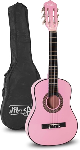 Music Alley 6 String Size 30inch Junior Classical Guitar (pink), (ma-51) Pink