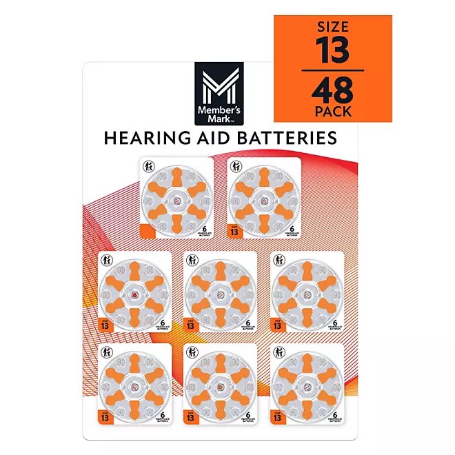 Member's Mark Hearing Aid Batteries Different Size And Style 