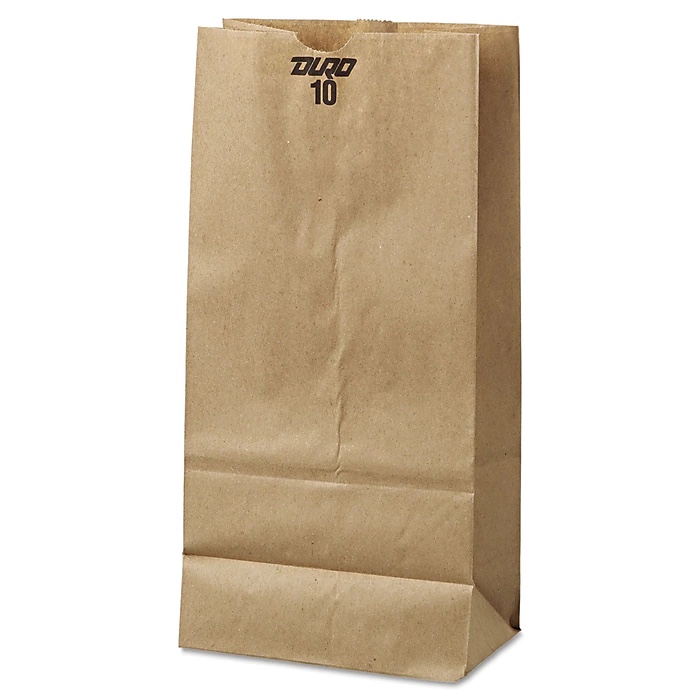 Paper Grocery Bag, 35lb Kraft, Standard 500 Bags