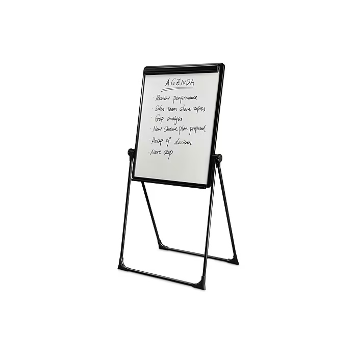 Staples Flip Chart Easel, Black Steel